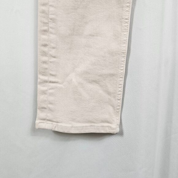 Mother The Dazzler Mid Rise Straight Jeans in Pale Peach - Size 28 - Picture 7 of 10